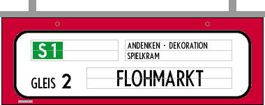 Flohmarkt f� Eisenbahnfreunde