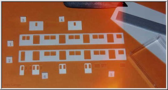 Seitenwände, Türen und Fenster